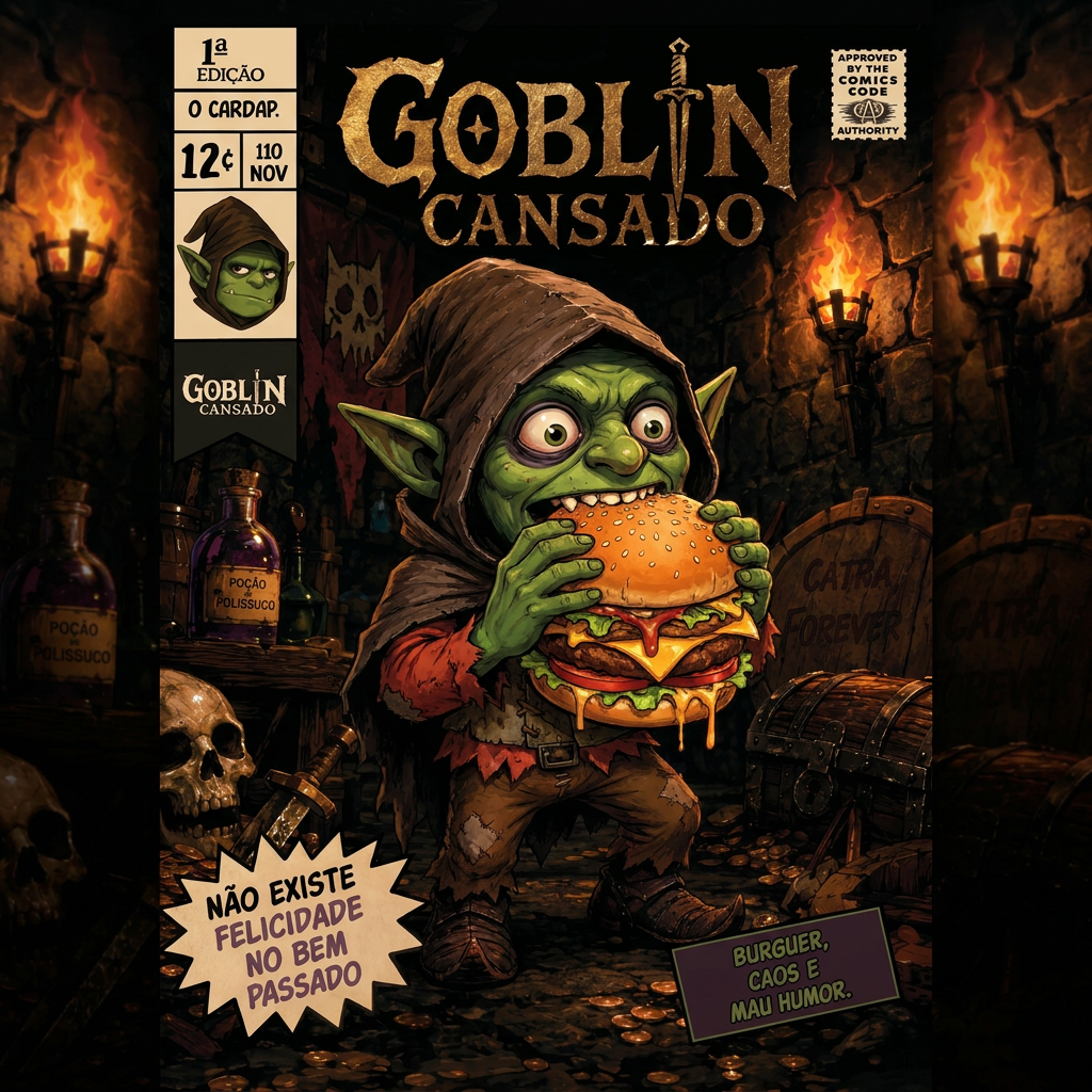 Goblin com burguer
